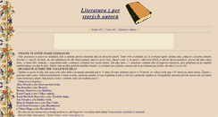 Desktop Screenshot of literatura.sije.cz